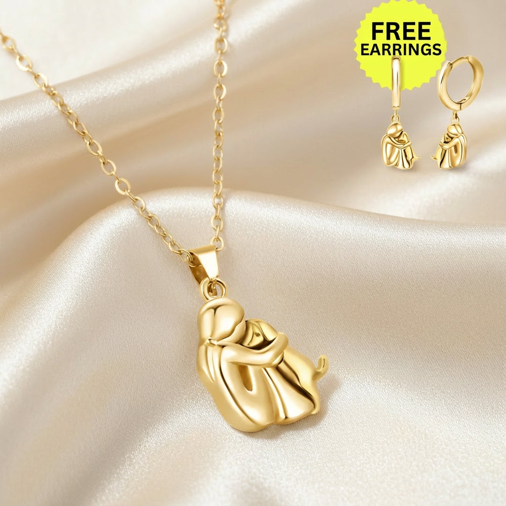 "Always in Your Thoughts" Necklace Set + FREE Matching Earrings, limited time only!
