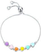 Adjustable Fit Sterling Silver Pet Print Bracelet