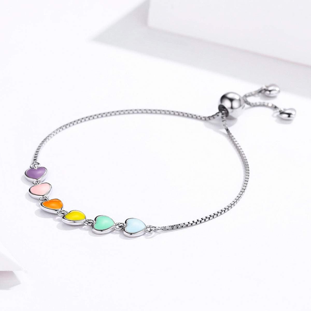 Adjustable Fit Sterling Silver Pet Print Bracelet