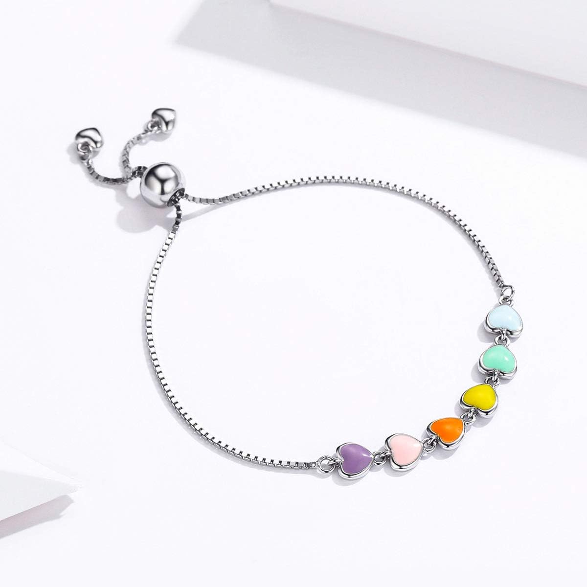 Adjustable Fit Sterling Silver Pet Print Bracelet