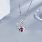 Adorable Paw Print Pendant