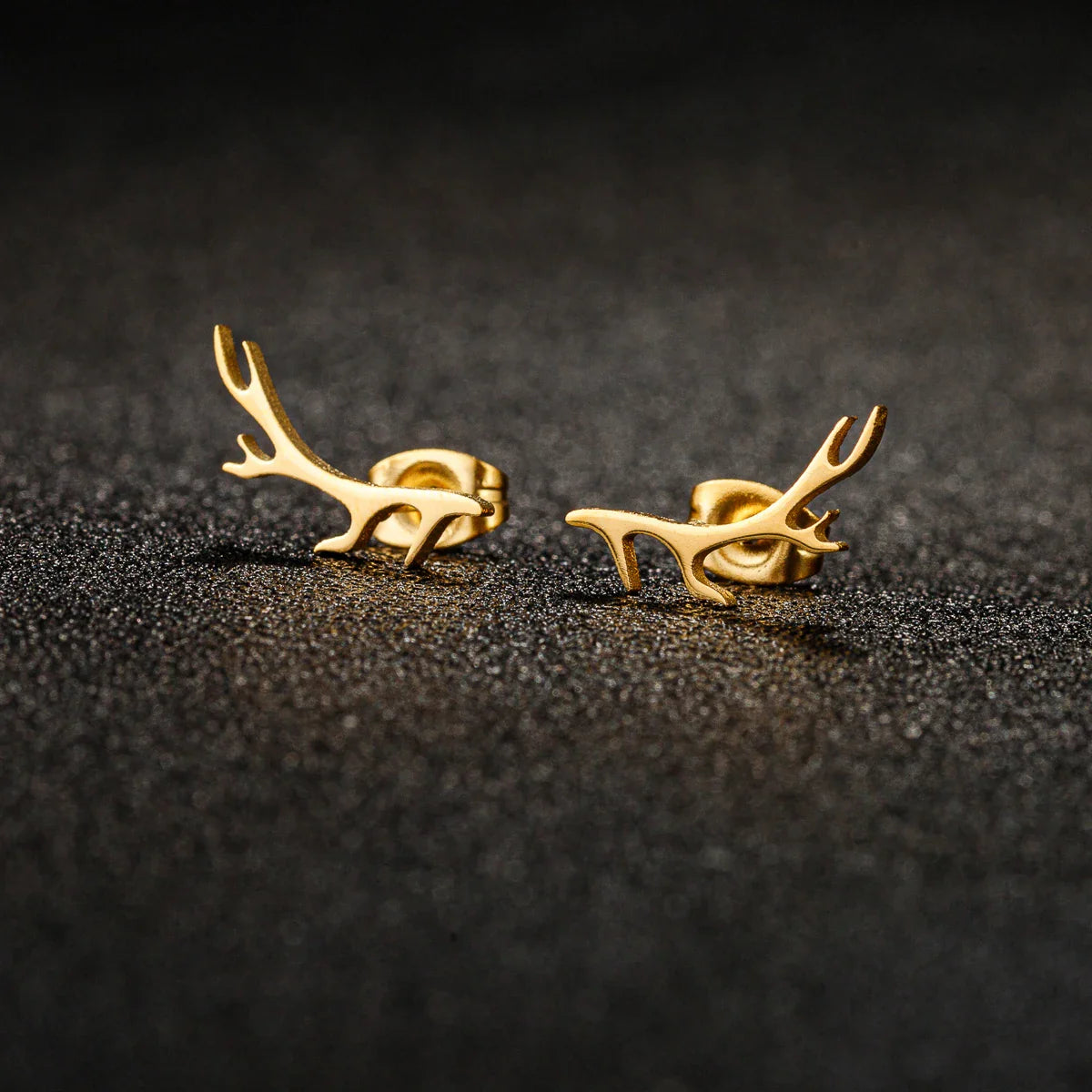 Antler Stud Earrings for Deer
