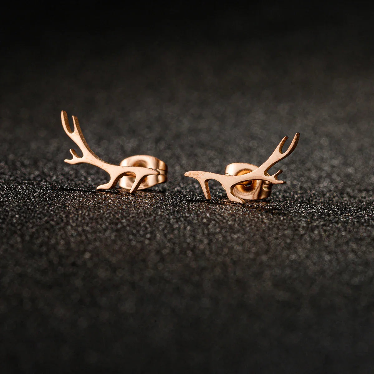 Antler Stud Earrings for Deer