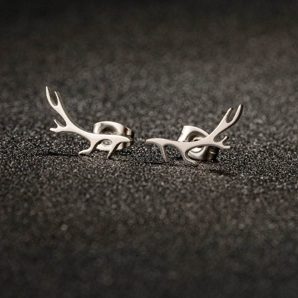 Antler Stud Earrings for Deer