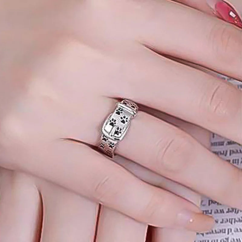 Adorable and Fashionable Canine-Themed Collar Ring