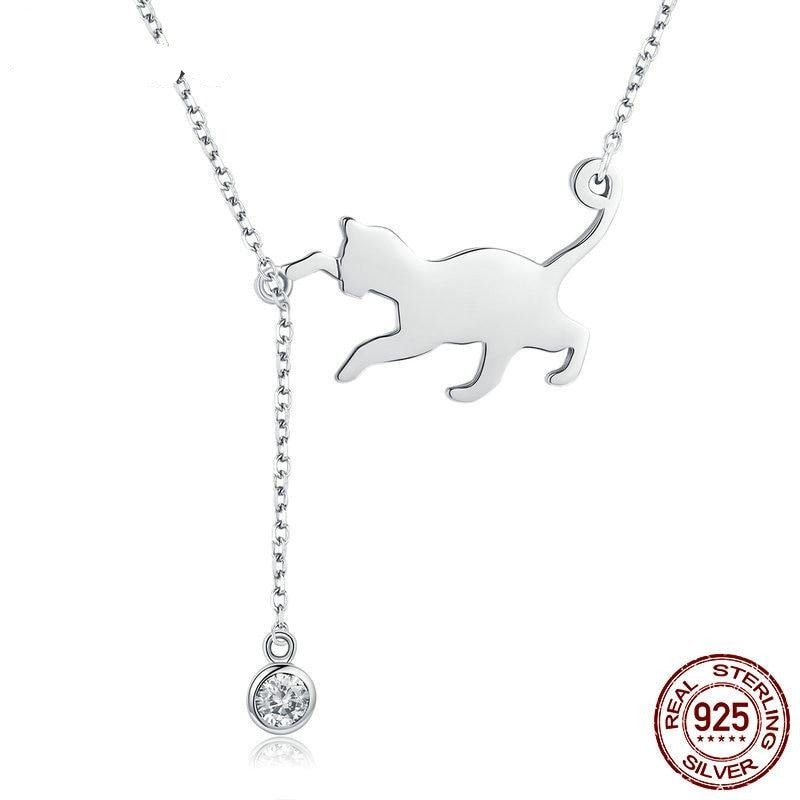 Adorable Kitty Link Pendant Necklace