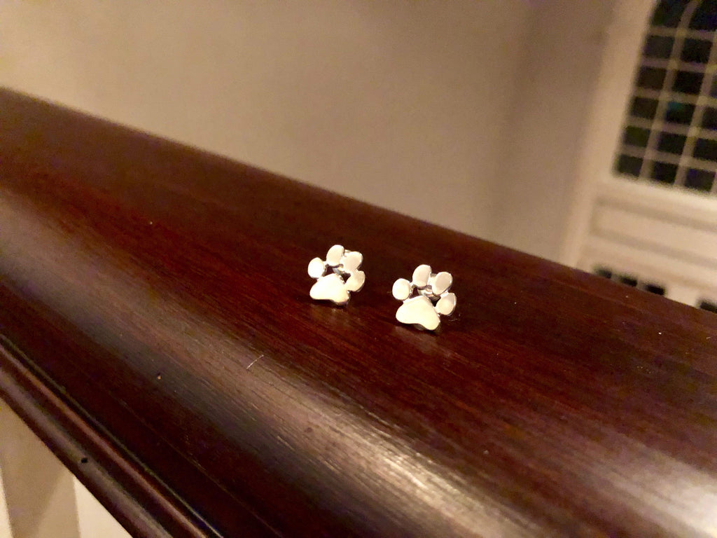 Allergy-Friendly Paw Earrings – Crafted from Stainless Steel